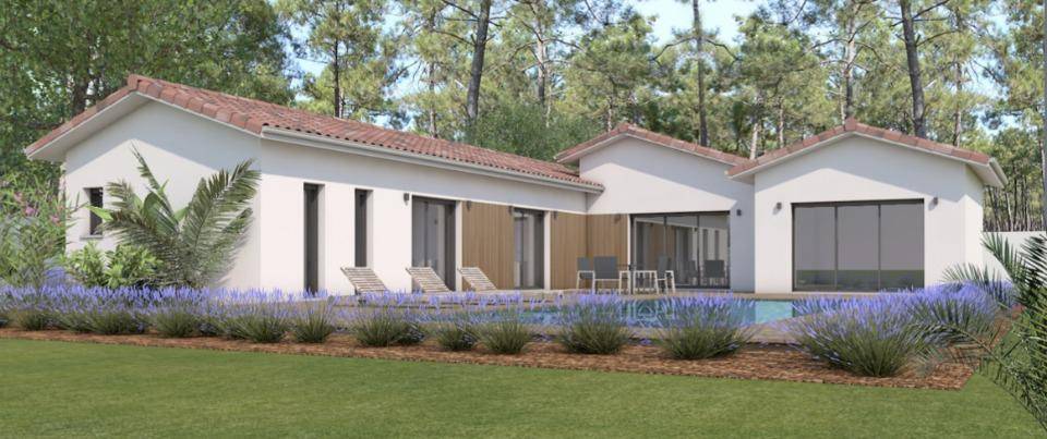 Programme terrain + maison à Vendays-Montalivet en Gironde (33) de 135 m² à vendre au prix de 580000€ - 1