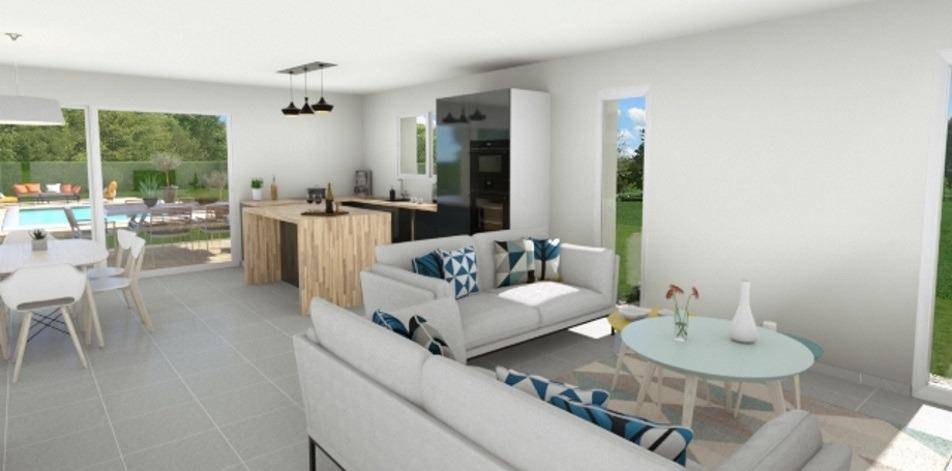 Programme terrain + maison à Bourg-Saint-Andéol en Ardèche (07) de 90 m² à vendre au prix de 234400€ - 2