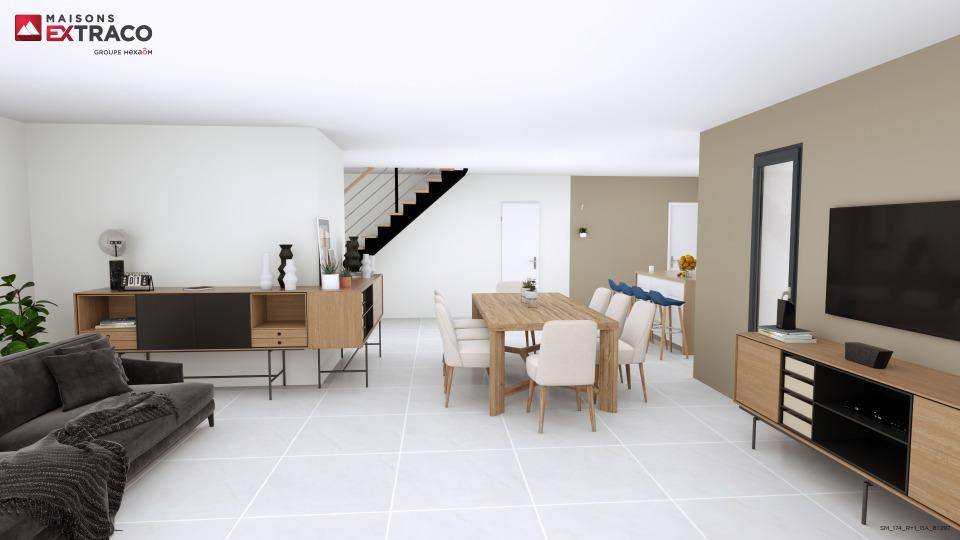 Programme terrain + maison à Rogerville en Seine-Maritime (76) de 174 m² à vendre au prix de 475000€ - 2