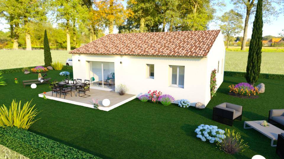 Programme terrain + maison à Caseneuve en Vaucluse (84) de 83 m² à vendre au prix de 275000€ - 3