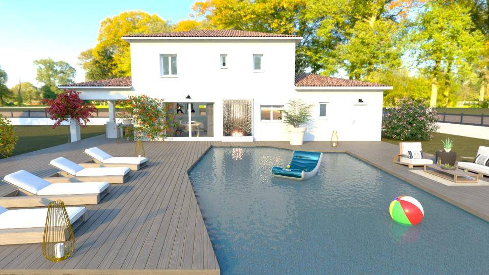 Programme terrain + maison à Carnoules en Var (83) de 107 m² à vendre au prix de 515600€ - 1