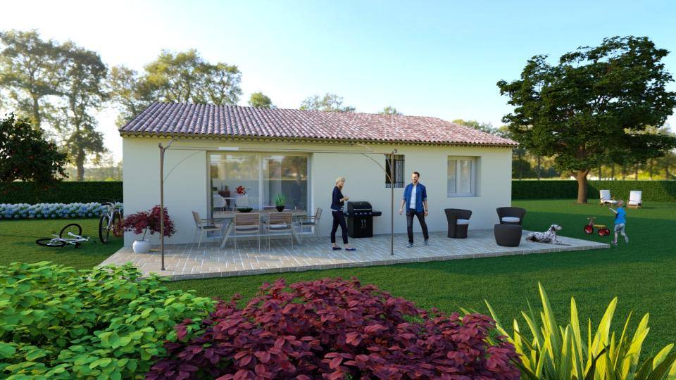 Programme terrain + maison à Salernes en Var (83) de 83 m² à vendre au prix de 279000€ - 1