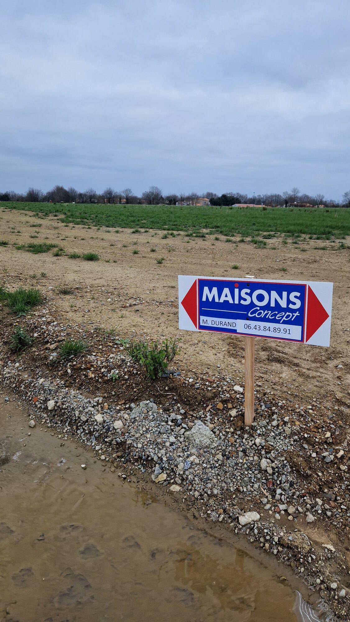Terrain seul à Les Achards en Vendée (85) de 316 m² à vendre au prix de 69000€ - 1