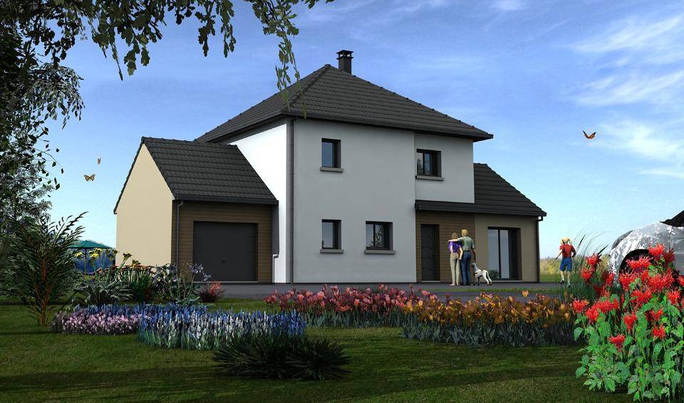 Programme terrain + maison à Boulogne-sur-Mer en Pas-de-Calais (62) de 130 m² à vendre au prix de 331865€ - 1