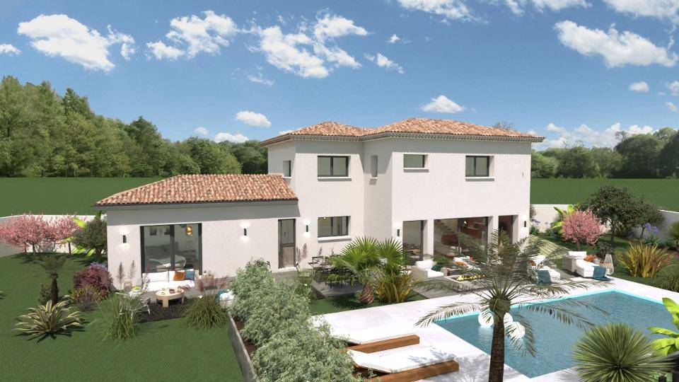 Programme terrain + maison à La Crau en Var (83) de 110 m² à vendre au prix de 698000€ - 1