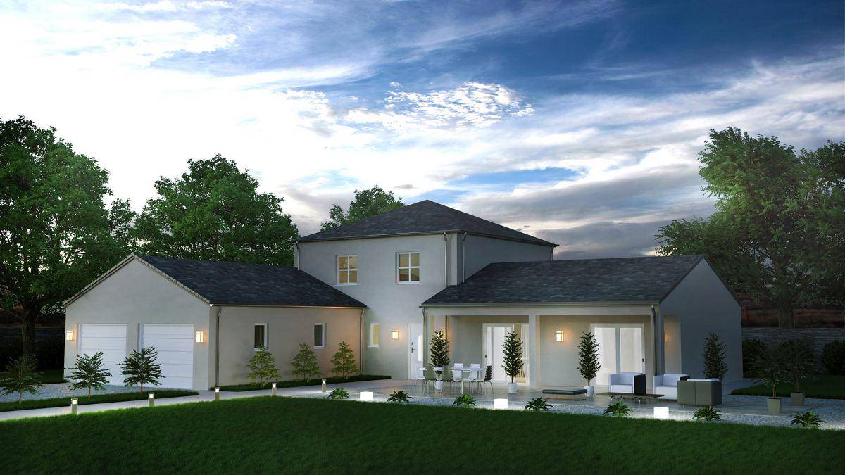 Programme terrain + maison à Espaly-Saint-Marcel en Haute-Loire (43) de 130 m² à vendre au prix de 428578€ - 3