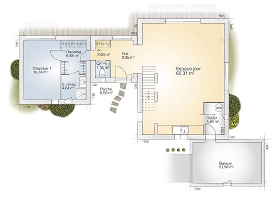 Programme terrain + maison à Canohès en Pyrénées-Orientales (66) de 170 m² à vendre au prix de 745800€ - 4