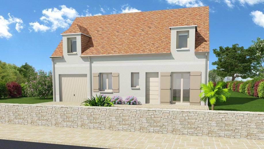 Programme terrain + maison à Longuesse en Val-d'Oise (95) de 102 m² à vendre au prix de 334400€ - 3