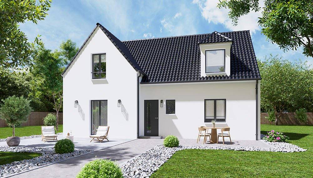 Programme terrain + maison à Soissons en Aisne (02) de 109 m² à vendre au prix de 215258€ - 2