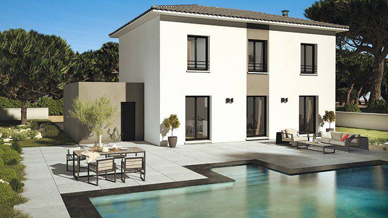 Programme terrain + maison à Lauret en Hérault (34) de 130 m² à vendre au prix de 444000€ - 1