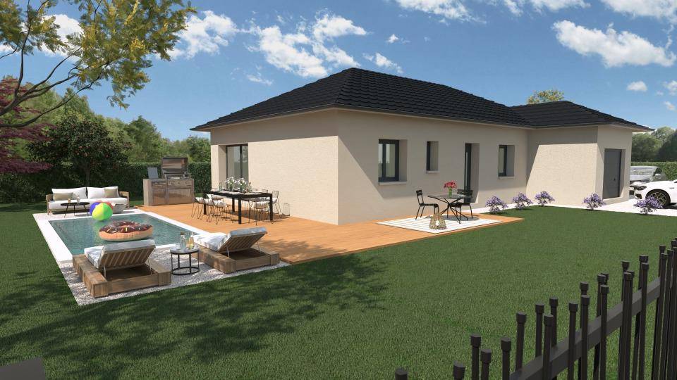 Programme terrain + maison à Belley en Ain (01) de 90 m² à vendre au prix de 264500€ - 2
