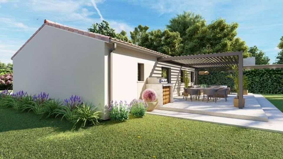 Programme terrain + maison à Labouheyre en Landes (40) de 90 m² à vendre au prix de 210000€ - 3