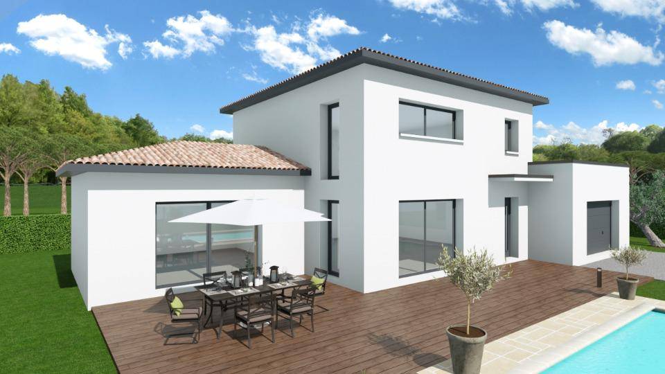 Programme terrain + maison à Montpellier en Hérault (34) de 110 m² à vendre au prix de 611800€ - 1