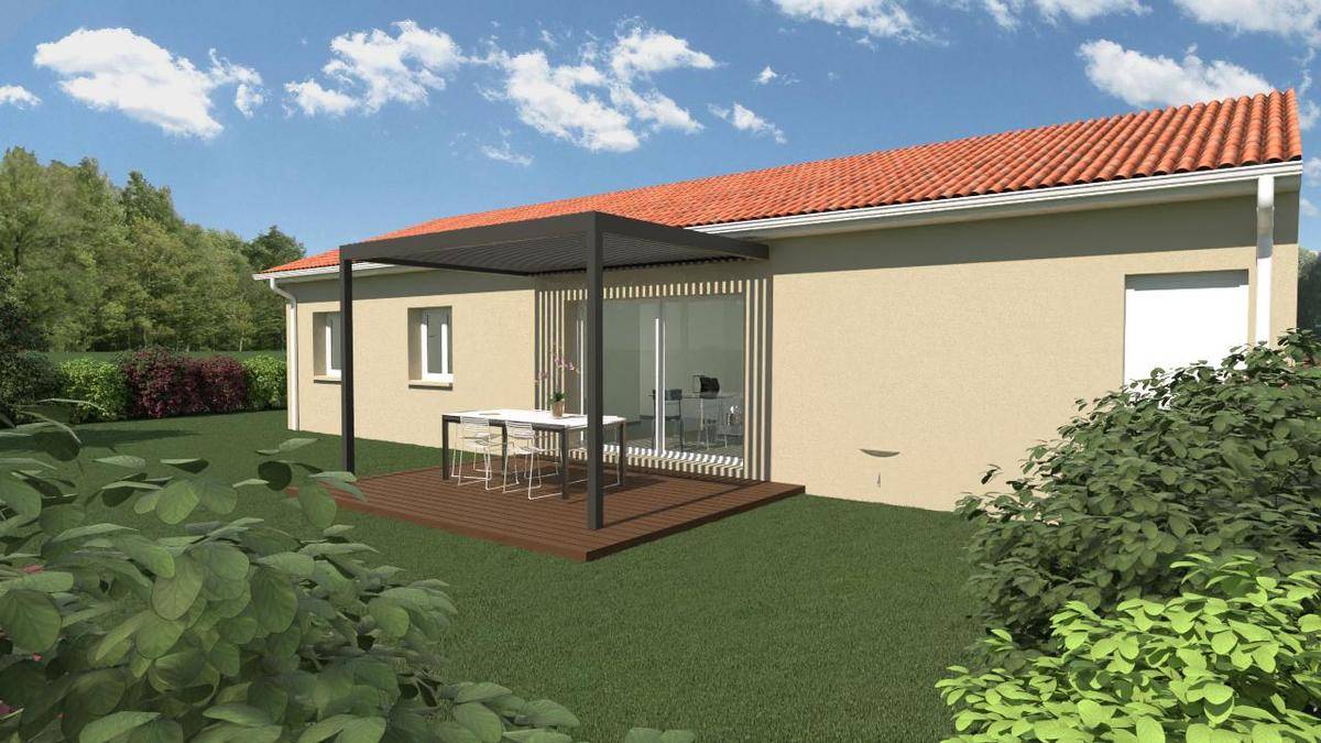 Programme terrain + maison à Saint-Jean-de-Thurigneux en Ain (01) de 85 m² à vendre au prix de 325000€ - 1