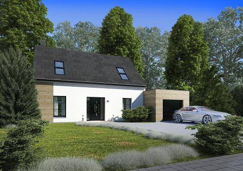 Programme terrain + maison à Saint-Méen-le-Grand en Ille-et-Vilaine (35) de 99 m² à vendre au prix de 239068€ - 1
