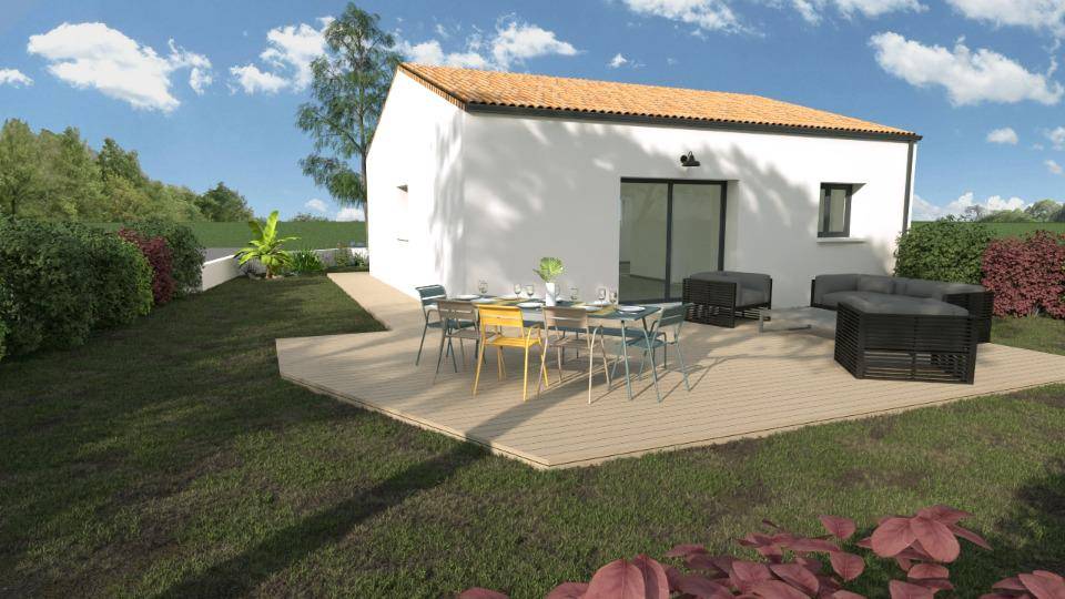 Programme terrain + maison à Treize-Septiers en Vendée (85) de 71 m² à vendre au prix de 176000€ - 2