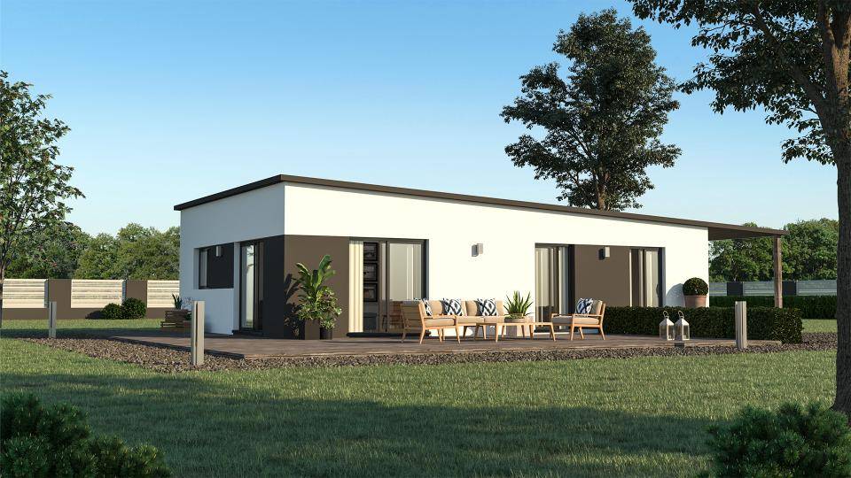 Programme terrain + maison à Laillé en Ille-et-Vilaine (35) de 77 m² à vendre au prix de 299000€ - 1