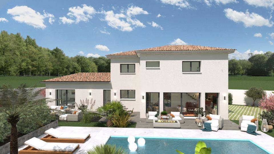 Programme terrain + maison à La Crau en Var (83) de 110 m² à vendre au prix de 698000€ - 3