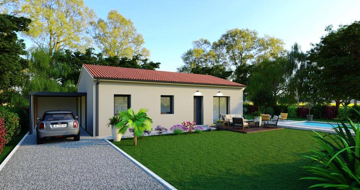 Programme terrain + maison à Les Martres-de-Veyre en Puy-de-Dôme (63) de 87 m² à vendre au prix de 255900€ - 1
