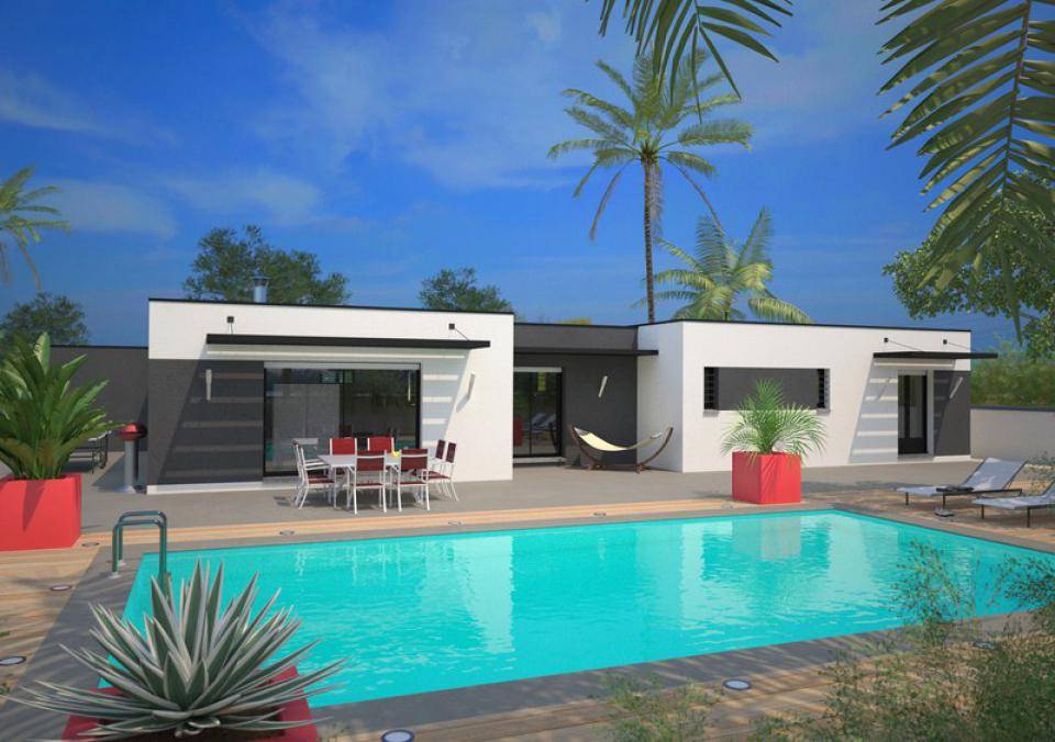Programme terrain + maison à Langlade en Gard (30) de 120 m² à vendre au prix de 520000€ - 1