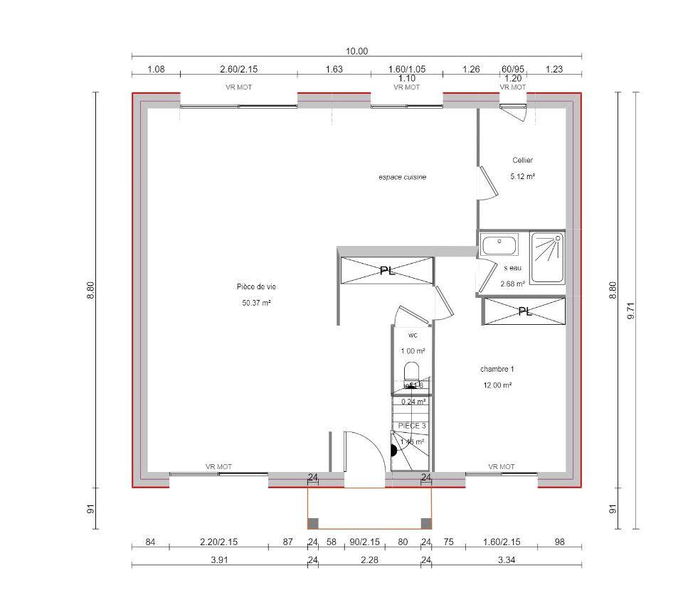 Programme terrain + maison à Sainte-Geneviève-des-Bois en Essonne (91) de 120 m² à vendre au prix de 539802€ - 4