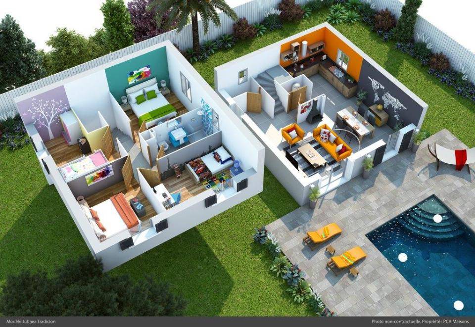 Programme terrain + maison à Vidauban en Var (83) de 75 m² à vendre au prix de 272630€ - 3