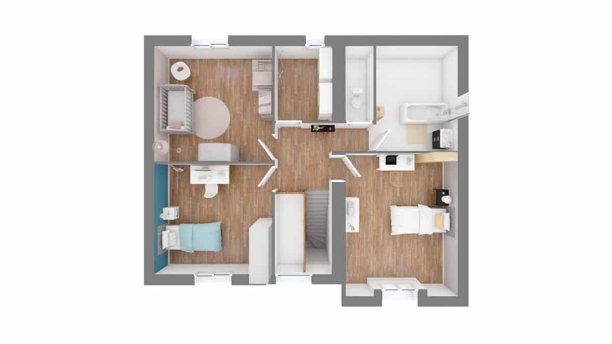 Programme terrain + maison à Salins-les-Bains en Jura (39) de 119 m² à vendre au prix de 240690€ - 4