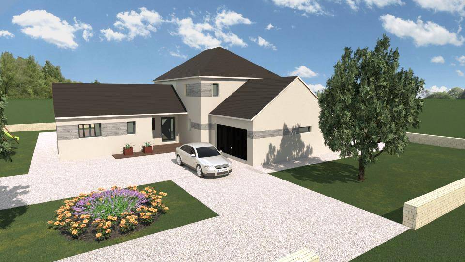 Programme terrain + maison à Saint-Arnoult en Calvados (14) de 170 m² à vendre au prix de 650000€ - 2