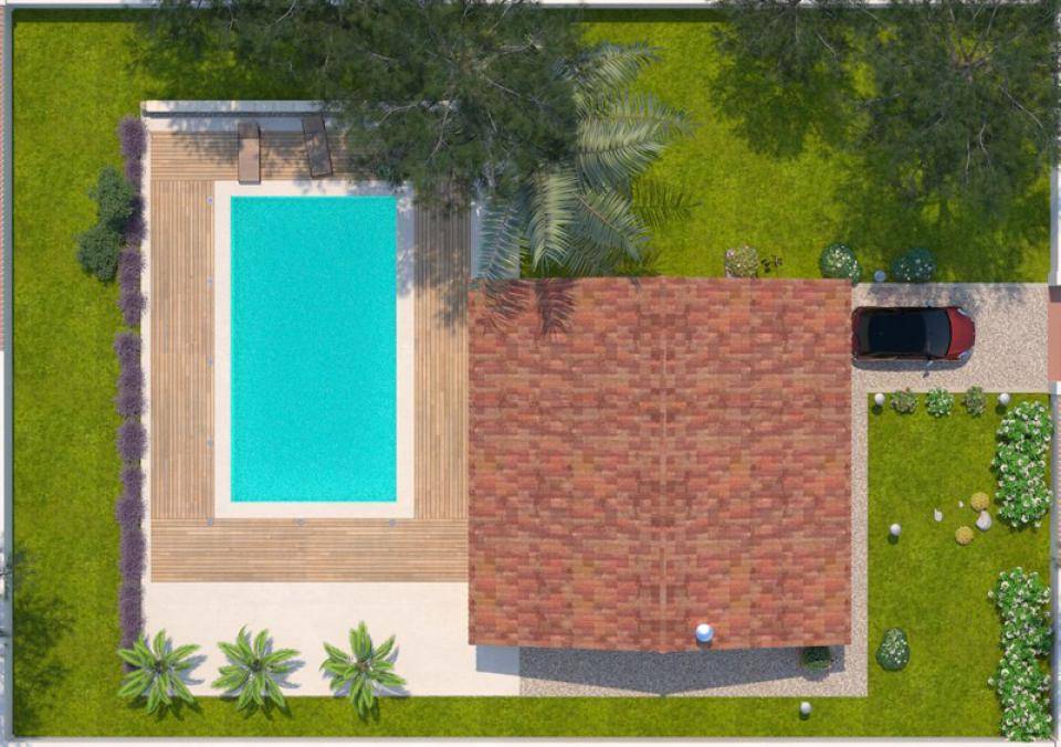 Programme terrain + maison à Saint-Chaptes en Gard (30) de 83 m² à vendre au prix de 251000€ - 2