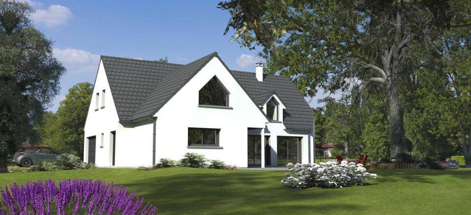 Programme terrain + maison à Hesdin-l'Abbé en Pas-de-Calais (62) de 195 m² à vendre au prix de 468000€ - 2