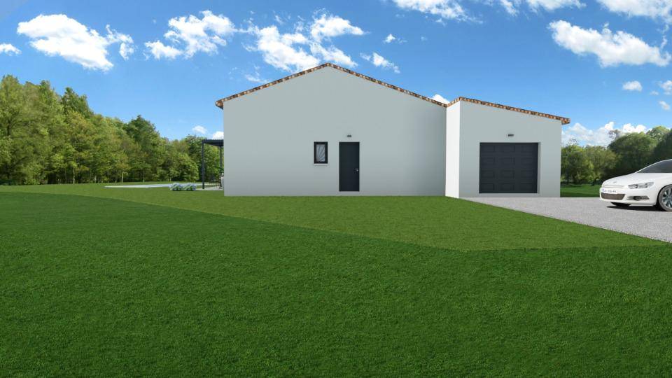 Programme terrain + maison à Saint-Étienne-de-Fontbellon en Ardèche (07) de 96 m² à vendre au prix de 284000€ - 3