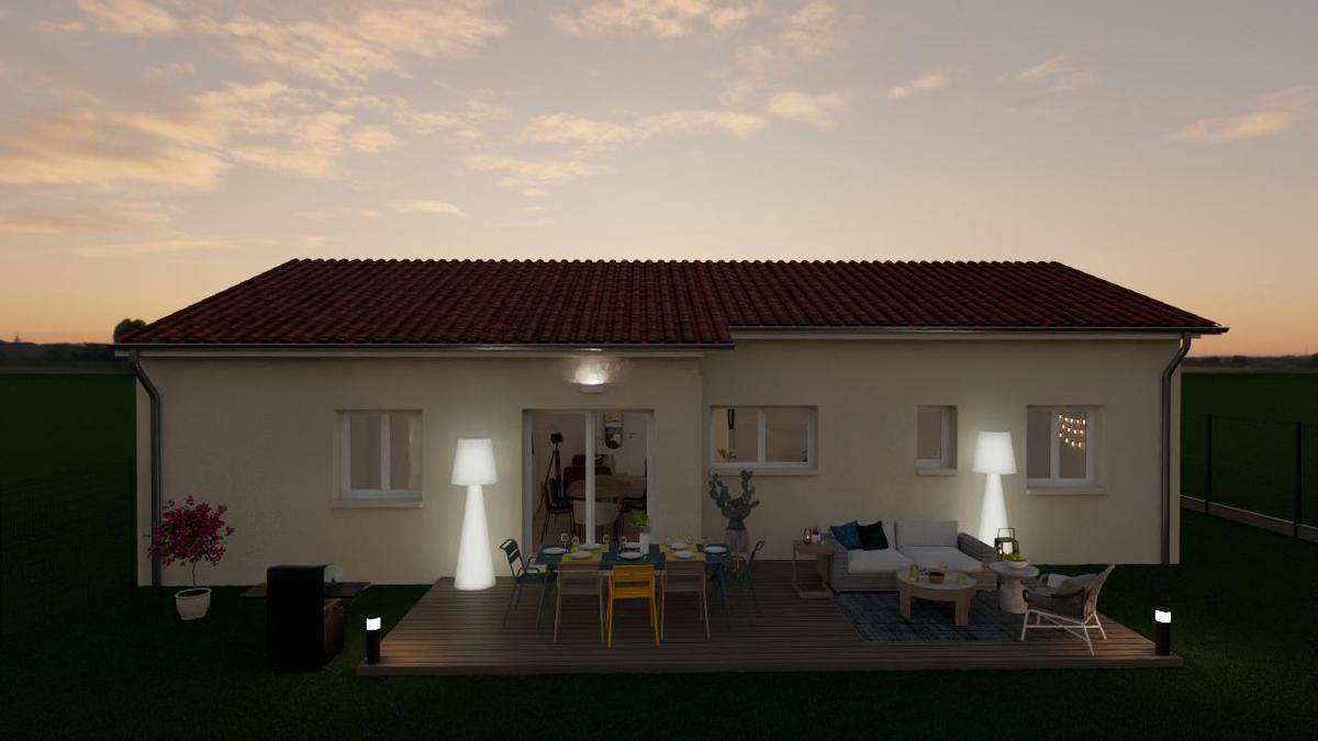 Programme terrain + maison à Mâcon en Saône-et-Loire (71) de 90 m² à vendre au prix de 239800€ - 3