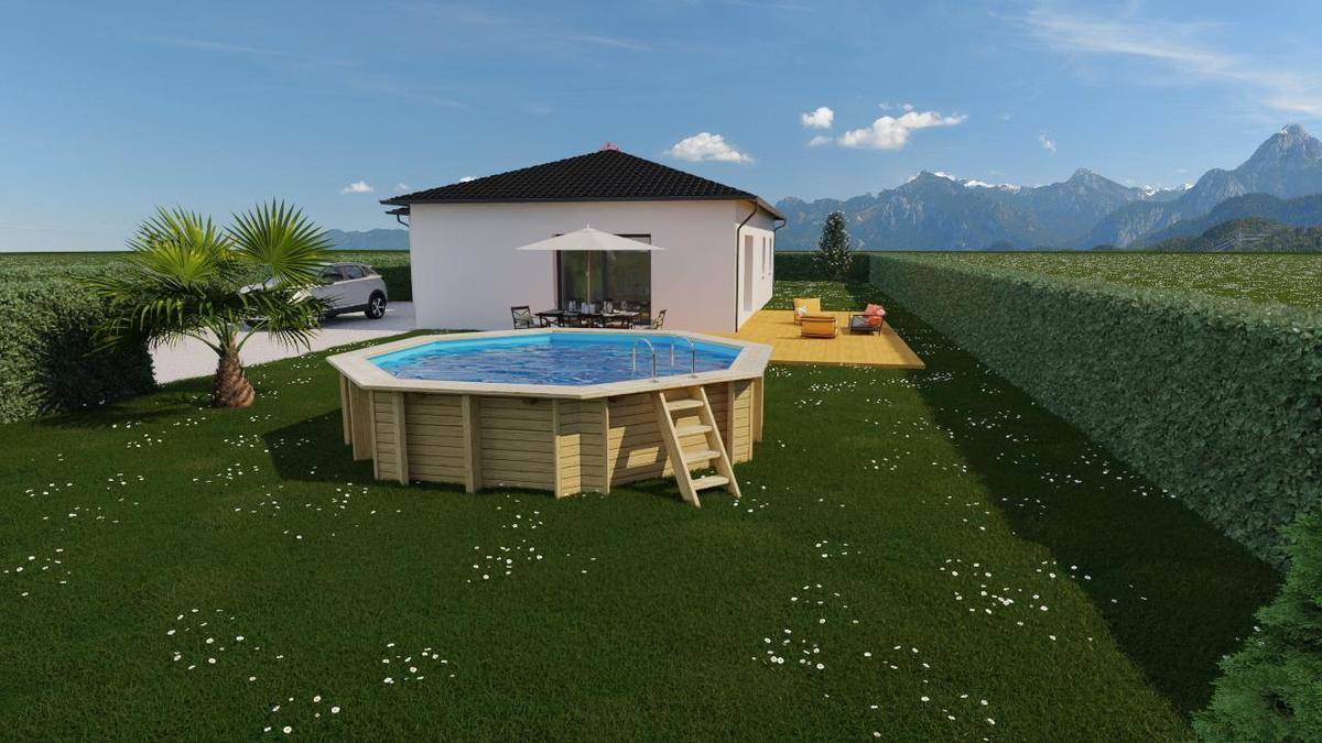 Programme terrain + maison à Brégnier-Cordon en Ain (01) de 90 m² à vendre au prix de 287952€ - 2