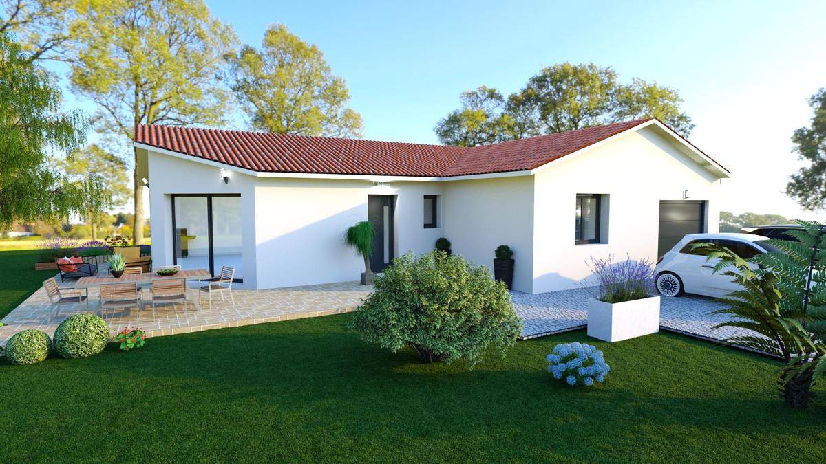 Programme terrain + maison à Aurec-sur-Loire en Haute-Loire (43) de 110 m² à vendre au prix de 286450€ - 1