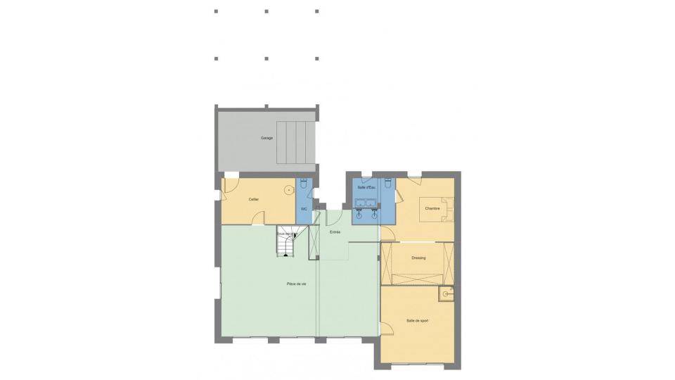 Programme terrain + maison à Erquy en Côtes-d'Armor (22) de 164 m² à vendre au prix de 475400€ - 4