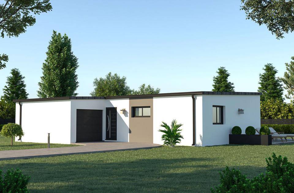 Programme terrain + maison à Audierne en Finistère (29) de 80 m² à vendre au prix de 346000€ - 1