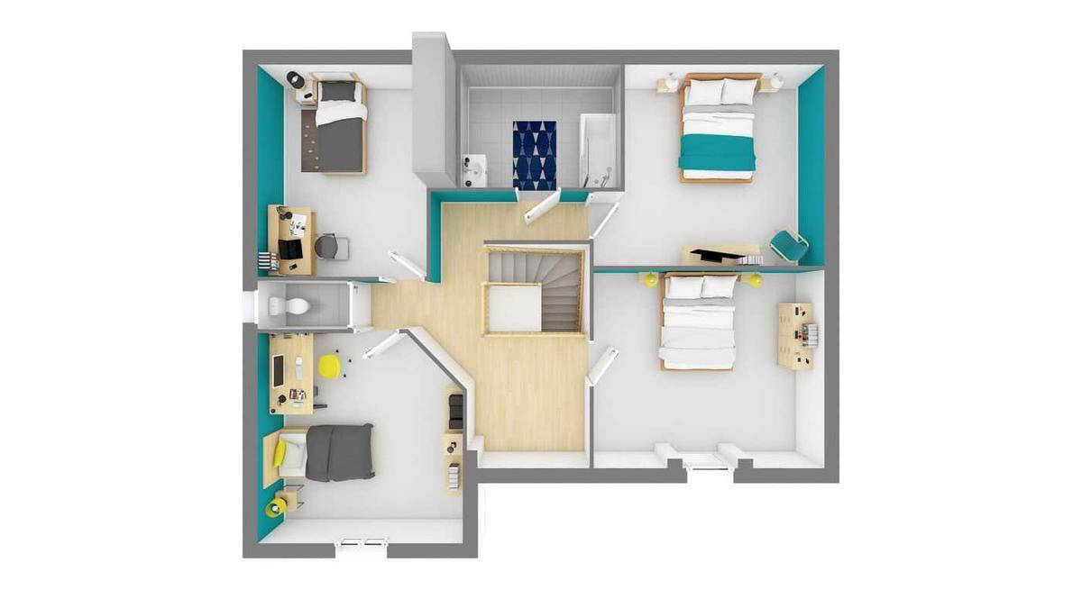 Programme terrain + maison à Salins-les-Bains en Jura (39) de 149 m² à vendre au prix de 206280€ - 3