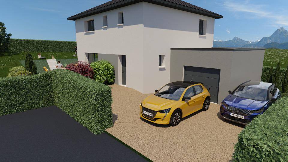 Programme terrain + maison à Sonnaz en Savoie (73) de 124 m² à vendre au prix de 565200€ - 1