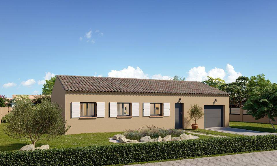 Programme terrain + maison à Argens-Minervois en Aude (11) de 101 m² à vendre au prix de 299800€ - 1