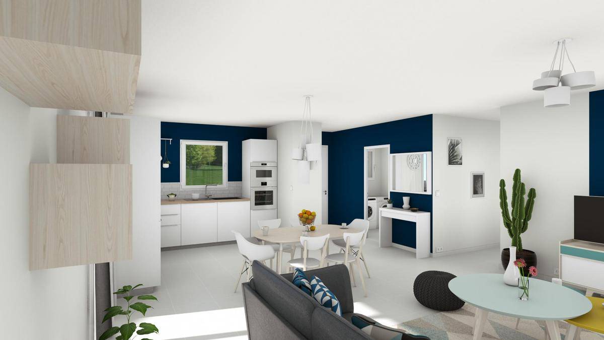 Programme terrain + maison à Riom en Puy-de-Dôme (63) de 76 m² à vendre au prix de 236901€ - 1