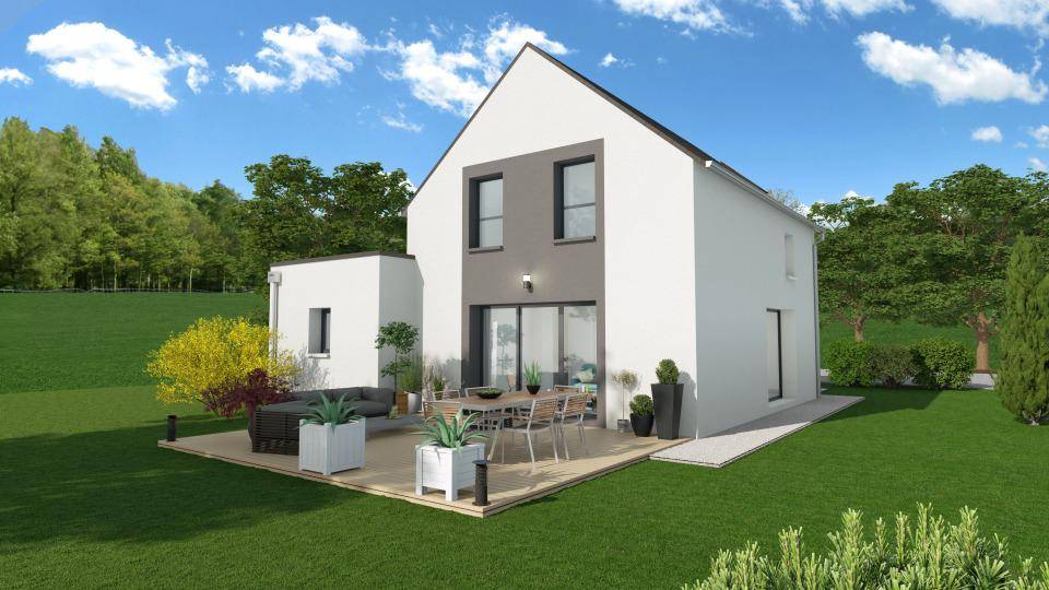 Programme terrain + maison à Plurien en Côtes-d'Armor (22) de 98 m² à vendre au prix de 257010€ - 1