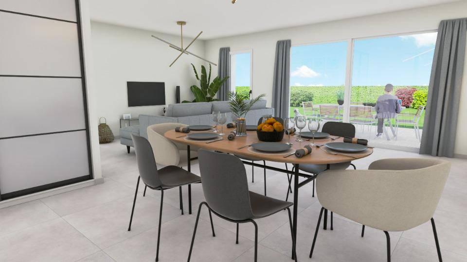 Programme terrain + maison à Roquebrune-sur-Argens en Var (83) de 93 m² à vendre au prix de 456000€ - 3
