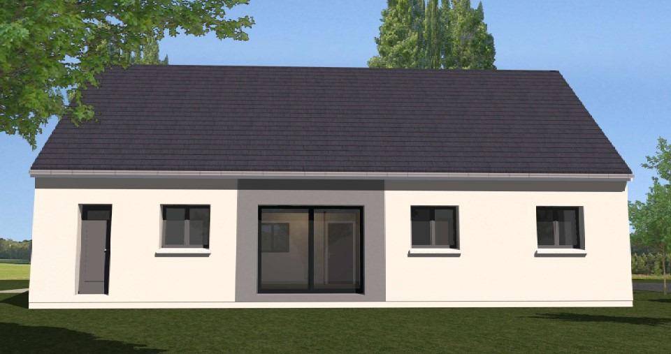 Programme terrain + maison à Domfront-en-Champagne en Sarthe (72) de 90 m² à vendre au prix de 225000€ - 2