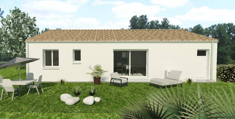 Programme terrain + maison à Anais en Charente (16) de 74 m² à vendre au prix de 199000€ - 2