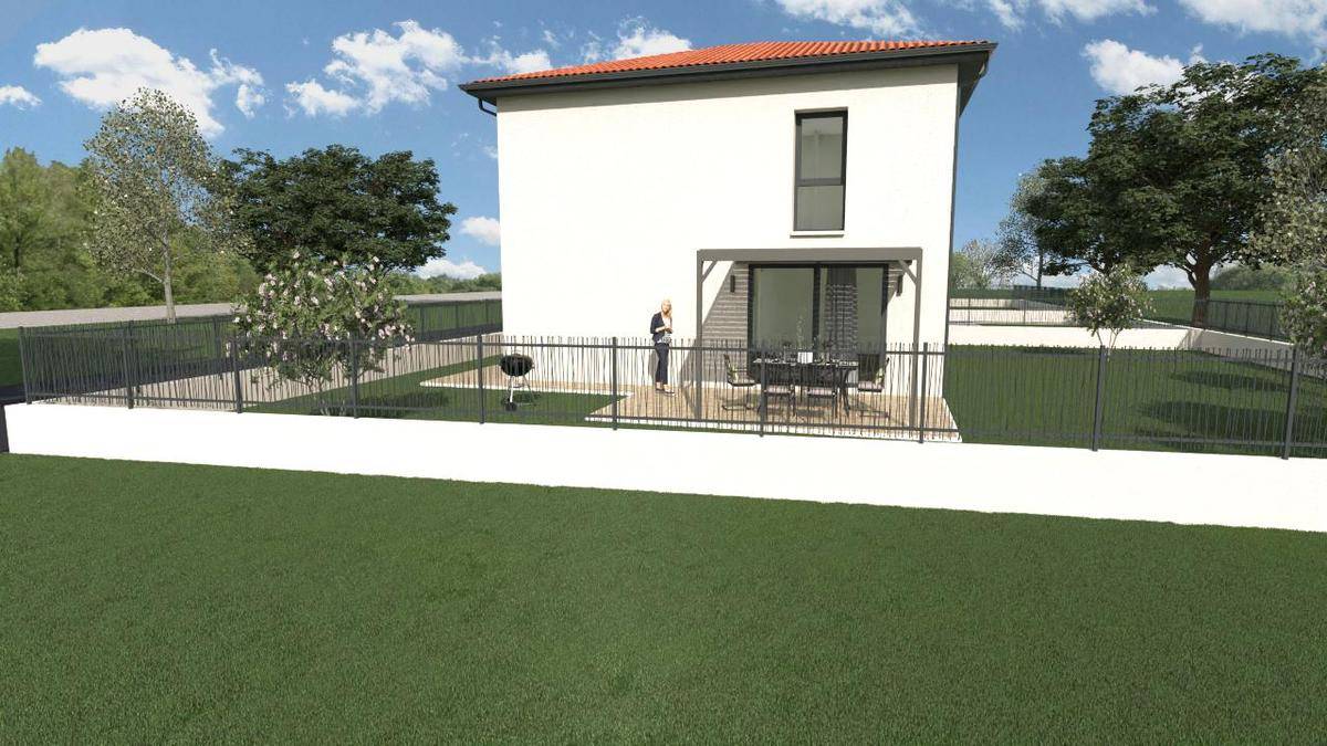Programme terrain + maison à Décines-Charpieu en Rhône (69) de 90 m² à vendre au prix de 389000€ - 1