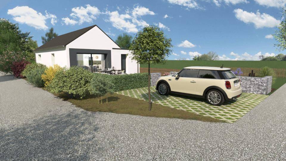 Programme terrain + maison à La Vicomté-sur-Rance en Côtes-d'Armor (22) de 67 m² à vendre au prix de 233000€ - 2