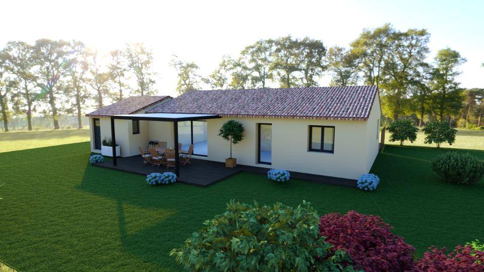Programme terrain + maison à Vidauban en Var (83) de 88 m² à vendre au prix de 365000€ - 2