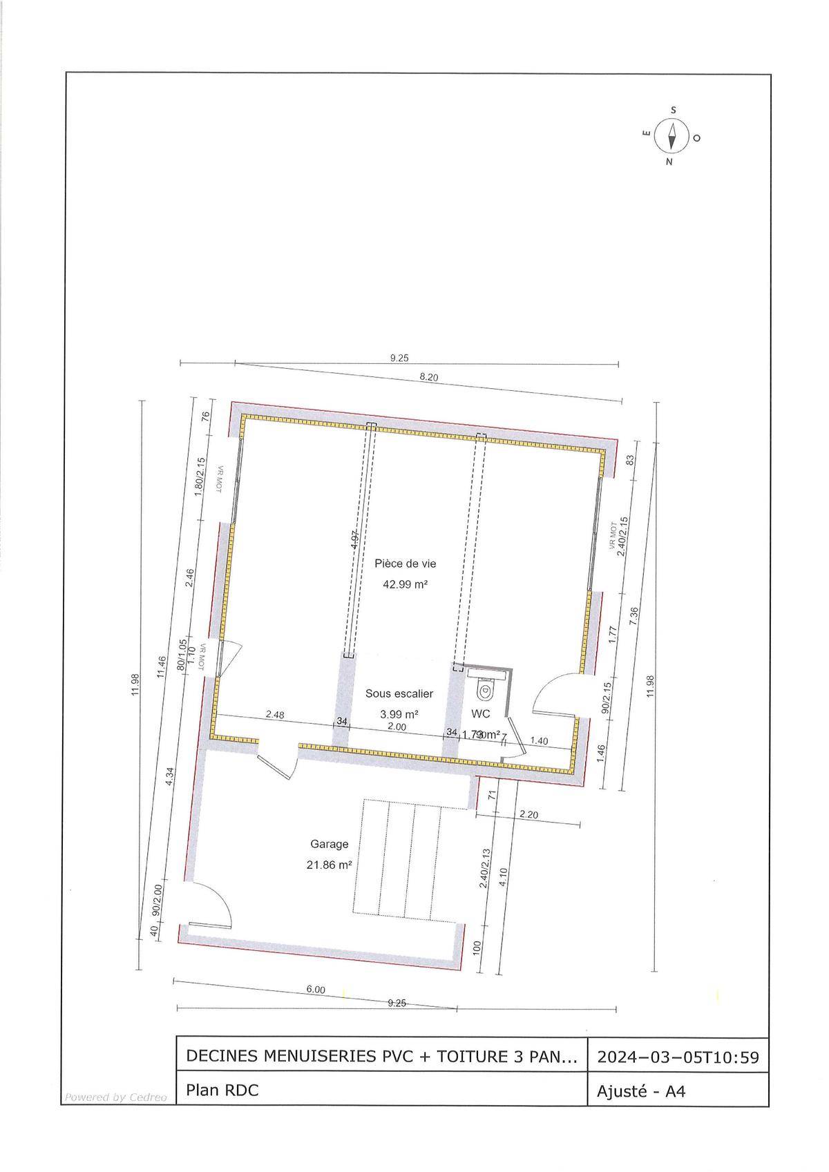 Programme terrain + maison à Décines-Charpieu en Rhône (69) de 90 m² à vendre au prix de 389000€ - 2