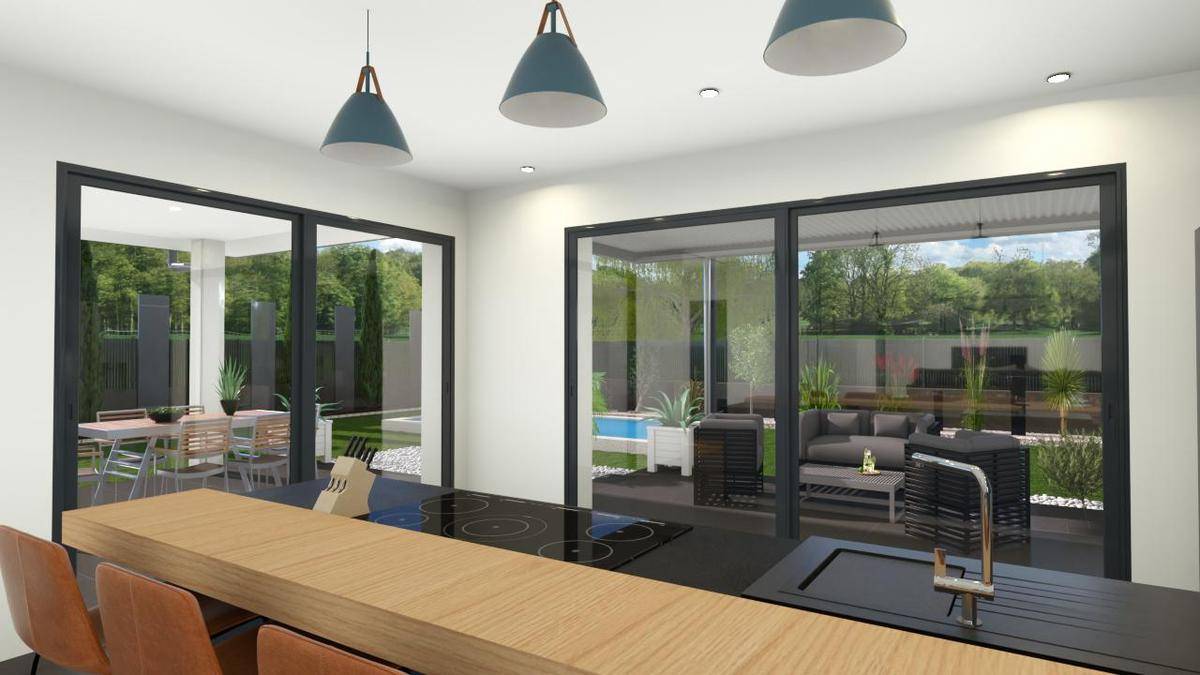 Programme terrain + maison à Brézins en Isère (38) de 93 m² à vendre au prix de 241200€ - 4