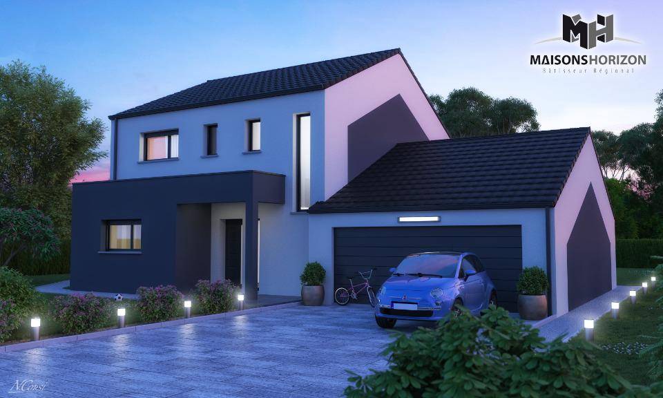 Programme terrain + maison à Chieulles en Moselle (57) de 100 m² à vendre au prix de 370000€ - 3
